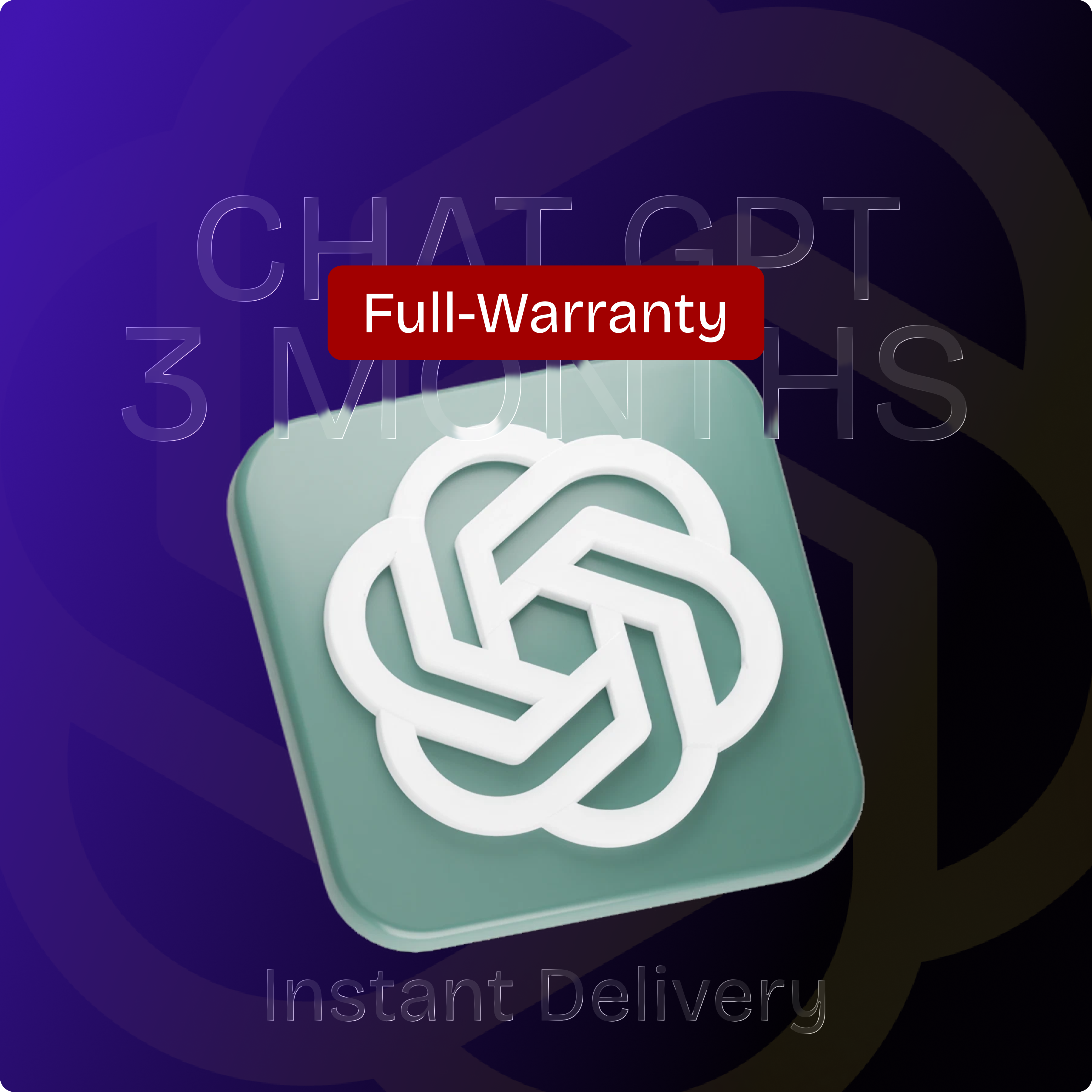 ChatGPT Plus / Pro Account (3-Month License) – Full 15-Day Warranty